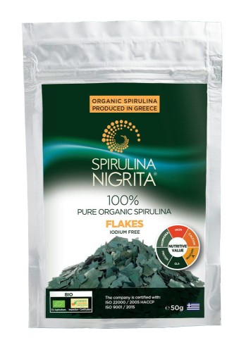 SPIRULINA GRECKA BIO PŁATKI 50g