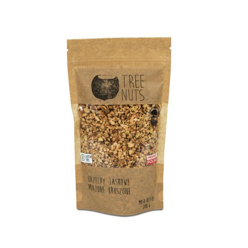 ORZECHY LASKOWE PRAŻONE KRUSZONE 200g - TREE NUTS