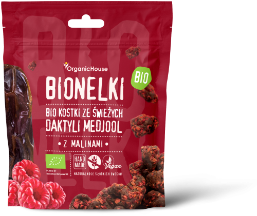 BIONELKI Z MALINĄ 50g - ORGANIC HOUSE