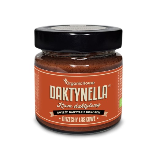 DAKTYNELLA Z ORZECHAMI LASKOWYMI BIO 190g- Organic House