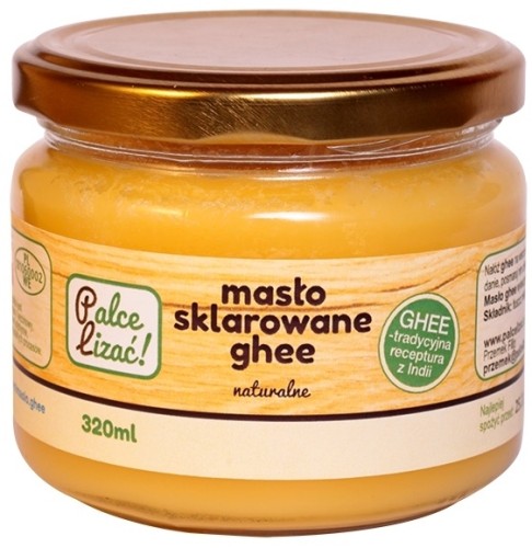 MASŁO SKLAROWANE GHEE 320ml - Palce Lizać