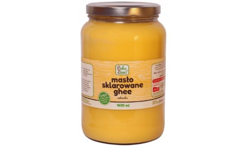 MASŁO SKLAROWANE GHEE 1600ml - Palce Lizać